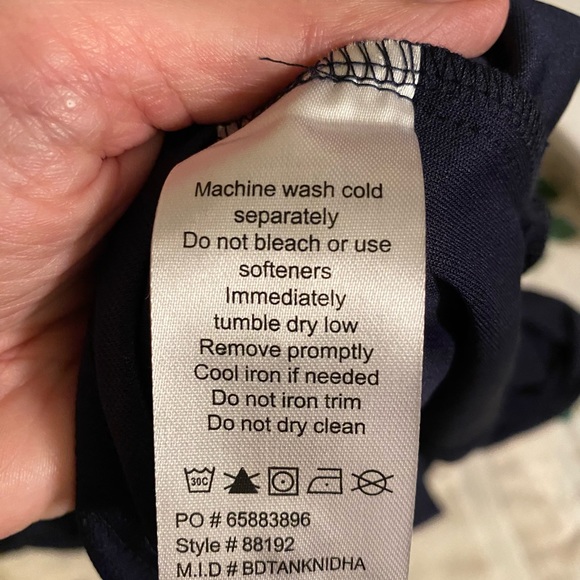 Mens XL Core 365 men’s long sleeve polo in navy blue - Picture 6 of 9